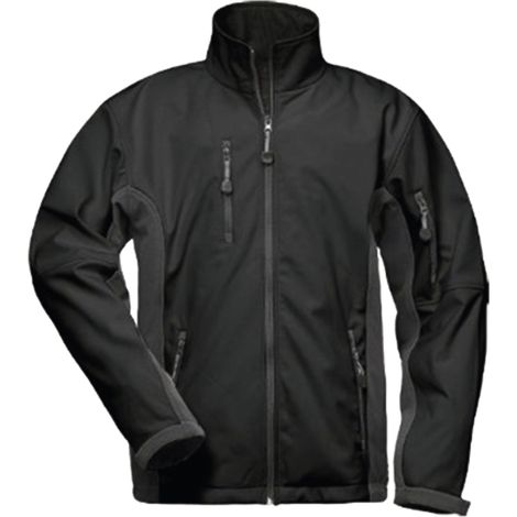Giacca Craftland - Softshell, taglia XXXL color granito