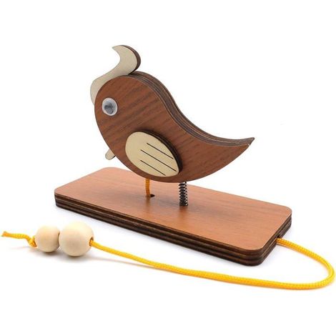 Sonnette Entrée Magasin, Woodpeckers Cloche Porte D'Entrée, Cloche En Bois Créative, Pour Portes De Chambres D'Enfants Afin De Pro (1/4)