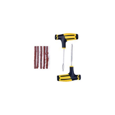 Werkzeugset für Autoreifenreparaturen, Gummistreifen, Reifenreparaturset, Rebound-Werkzeugset, schlauchloser Reifen, Pannenstopfen (1/5)