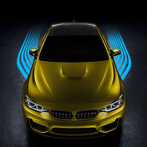 (bleu glacier) 2X Ampoule LED d'ambiance ailes d'ange pour voiture, éclairage de porte LED d'avertissement, lampe de projection pour tous véhicules, DC 8-36V (1/4)