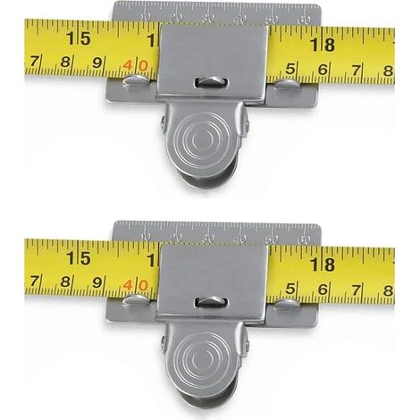 2 pinces à ruban, pinces de mesure de précision pour fixer le ruban, vous seront utiles. (1/4)