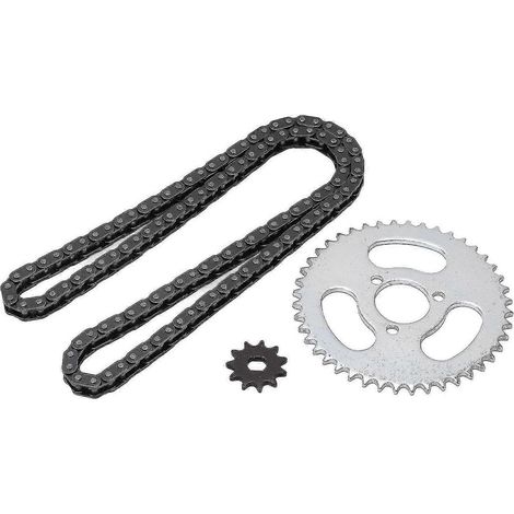 Kit de remplacement de chaîne et pignon avant et arrière T8F haute performance pour karts et quads modifiés (1/5)