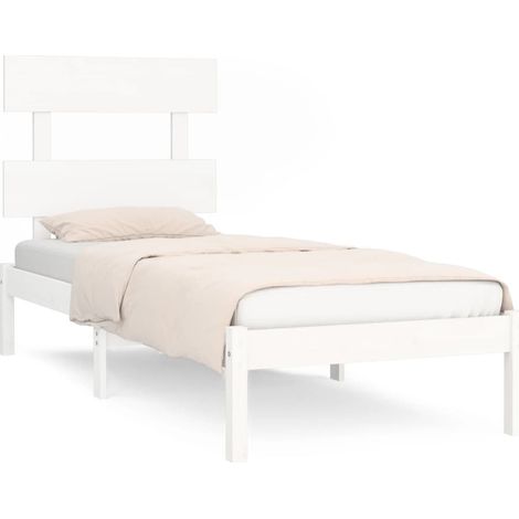 Maison Exclusive - Giroletto Bianco in Legno Massello 90x200 cm