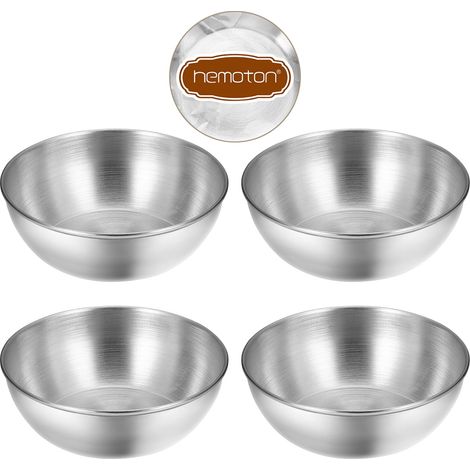 Bol À Sauce - Acier Inoxydable - 8,2 x 2,7 cm - Pour Trempette Condiments Apéritif - 1 Pièce (1/5)