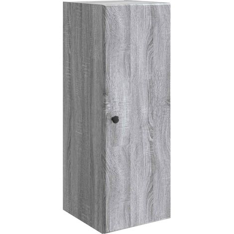 Armoire Murale Sonoma gris 33 x 34,5 x 90 cm Bois d'ingénierie vidaXL