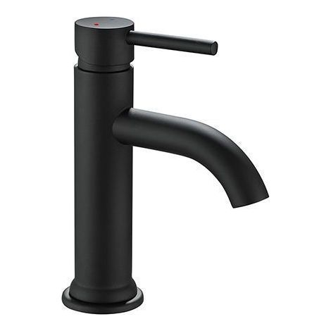 Edouard Rousseau – Mitigeur Lavabo ILO SMALL Noir – Bec Fixe – Aérateur Invisible (1/4)