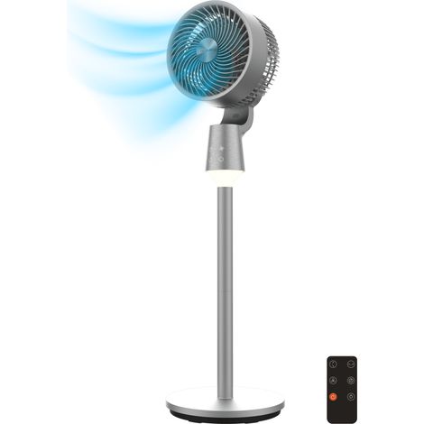 Cecotec Ventilador de Pie Circulador de Aire Con Luz LED 1500 Cyclone Chantal. 50W, 8 Velocidades (1/3)