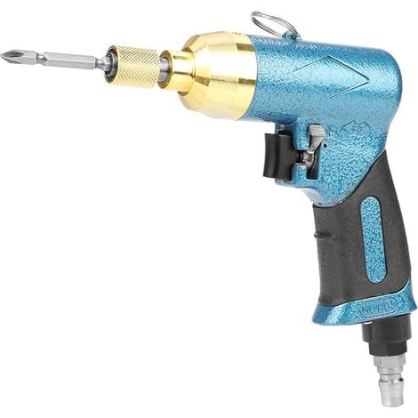 Tournevis pneumatique droit portatif avec embout de vissage 5H 8000-10500 tr/min (couleur de l'embout aléatoire) (1/5)