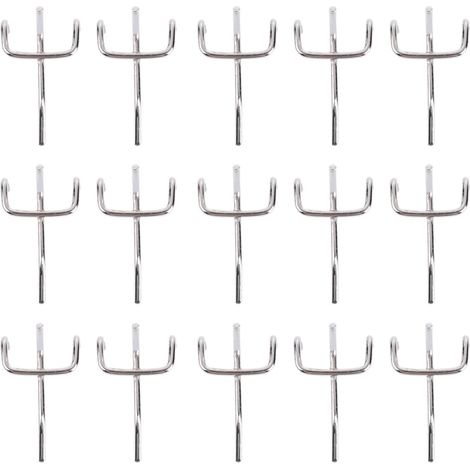 Iron Industrial Pegboard Hooks 3 3mm x 5cm Triangular Holes