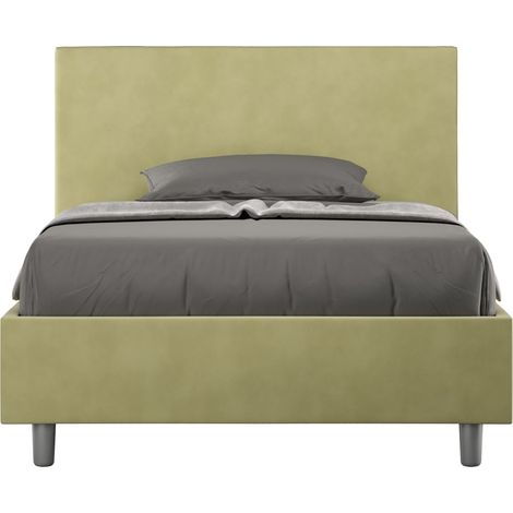 Letto 1 Piazza e Mezzo 120x200 cm Senza Rete Adele Tè Verde (1/4)