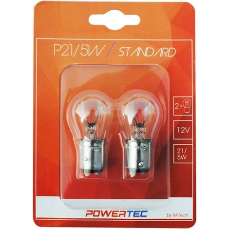 2 Ampoules Bay15d P21-5w 12v 21-5w