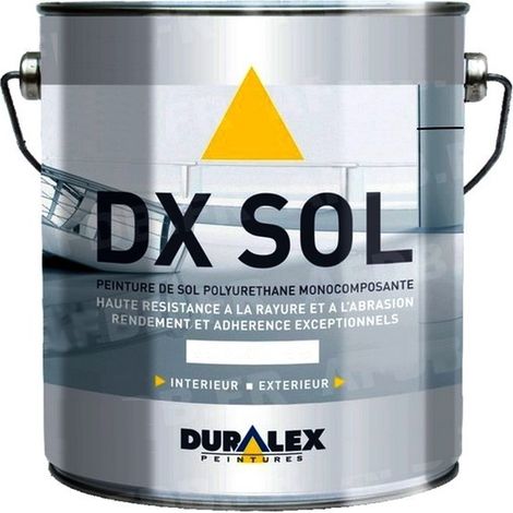 Peinture DURALEX DX Sol trafic intensif Satin Professionnelle 15L Nuancier sol: GRIS CENDRE RAL 7040