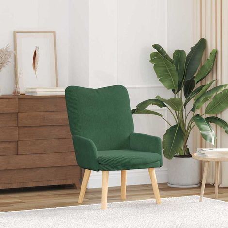 Silla Relax Verde selva 63 x 67 x 94 cm tela vidaXL (1/5)