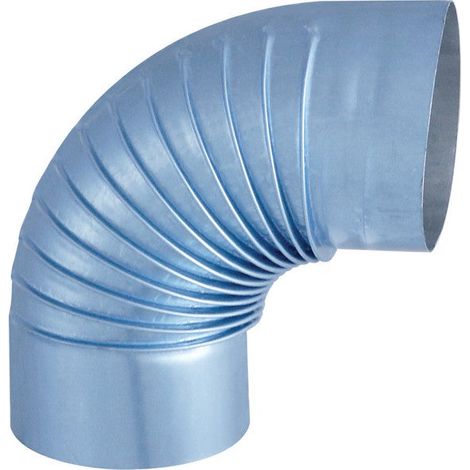 90°-Winkel, gefaltet und aluminisiert, für Anschlusskanal – Durchmesser 139 mm – Modell POLYFEU Joncoux