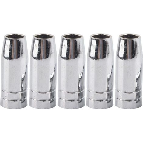 Lot De 5 Buses De Gaz Mig Consommables De Torche De Soudage Mb 25ak Mig Mag Buse De Gaz Conique De 15 Mm Pour Torche De Soudage Binzel Mb 25ak Mig/Mag (1/4)
