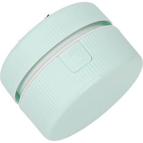 Mini aspirateur de bureau, aspiration puissante, facile à nettoyer, portable et à main, idéal pour la maison, le bureau, le canapé et le clavier (vert). (1/5)