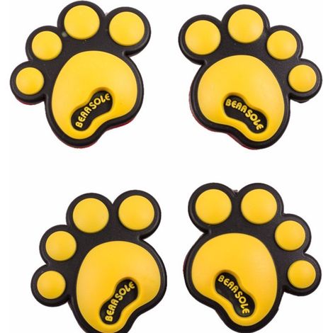 TRADE SHOP - Adesivo 3d Decorazione Decalcomanie Per Auto Sticker 4 Pz Zampe Cane Cucciolo - (1/5)