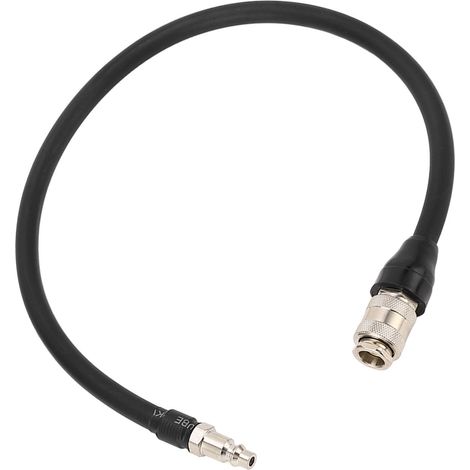 Flexible Hose 200cm pour Gonfleur Pneumatique, Rallonge avec Raccord Rapide Femelle, Pompe à Air Portable pour Voiture, Vélo, Moto 78,74in (1/5)