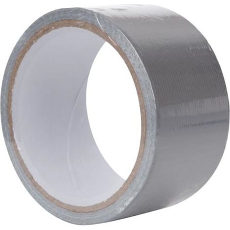BANDE ADHESIVE 'DUCT' GRISE 4.8 CM X 10 M PEREL FDT10G (1/3)