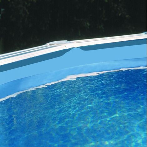 Liner per piscine Gre azzurro rotondo 350x132 cm (1/2)
