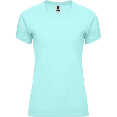 Camiseta de manga ranglán para mujer antihumedad con paneles inferiores BAHRAIN WOMAN ROLY XL Verde menta (1/2)