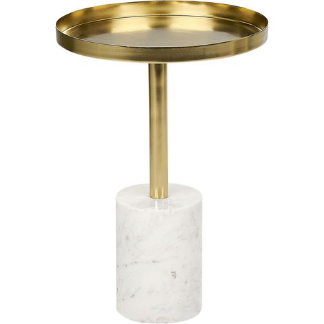 Beistelltisch CAMELO Metall Weiß