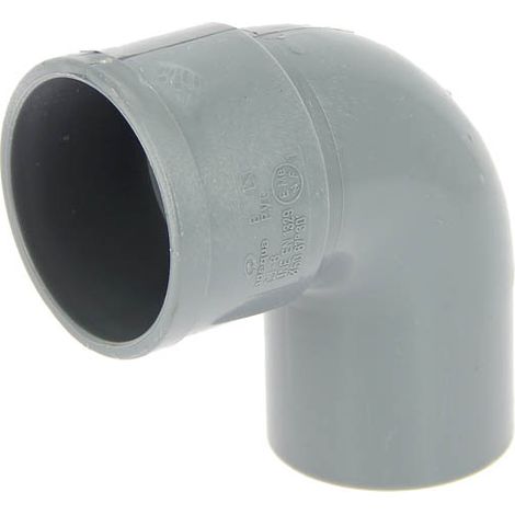 Coude PVC mâle-femelle 87°30 Ø50