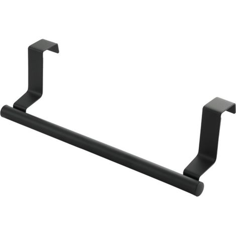 (Plata) Toallero de baño sin taladrar, pequeño toallero de acero inoxidable