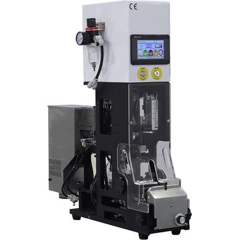 Macchina automatica per la crimpatura del gommino sul cavo (1/2)