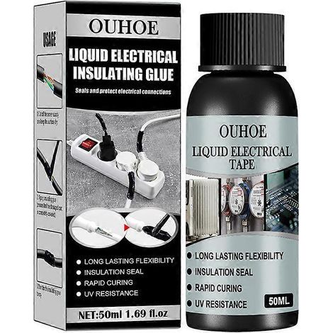 à 3 pièces de ruban isolant électrique liquide. pâte à modeler étanche. anti-UV. caoutchouc à prise rapide (1/5)