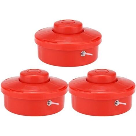Set di 3 testine universali per tagliaerba, testine di ricambio per decespugliatori, set di catene, accessorio spazzola da taglio, utensili elettrici per giardino e prato