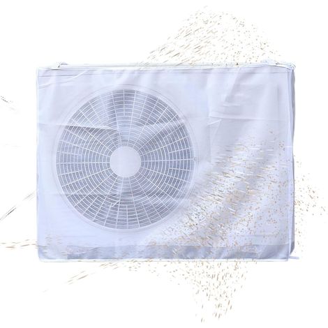 Housse pour Climatiseur Extérieur Protection Imperméable pour Unités Accessoires Robustes Résistants Aux Intempéries Pour Entretien Et (1/5)