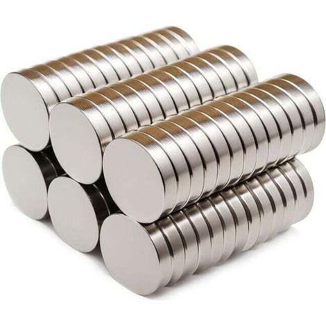 50 Stück 10 2 mm Premium-Neodym-Magnete - Ideal für Kühlschränke, interaktive Whiteboards und magnetische Oberflächen (1/4)