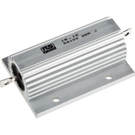 Résistance à montage sur châssis Bobinée, 25O 100W ±5% ( Prix pour 1 ) (1/2)
