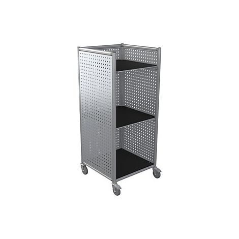Carro con pisos TOWER con perfil de aluminio  L x A x H 724 x