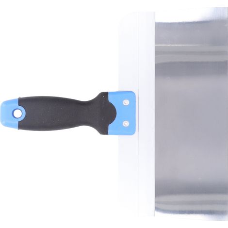 Spachtel aus hochglanzpoliertem Edelstahl, Autopflegeschaber, Glättklinge mit rutschfestem Gummigriff, 10 Zoll (255 mm) (1/5)