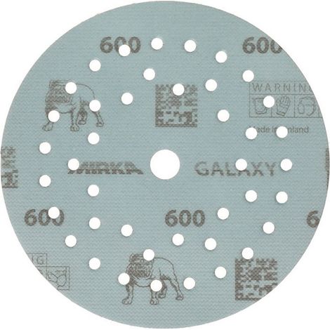 Mirka disque abrasif GALAXY Grip Multifit ( 4000845334 ) 125 mm grain 600 céramique/corindon nombre de trous 72 50 pièces