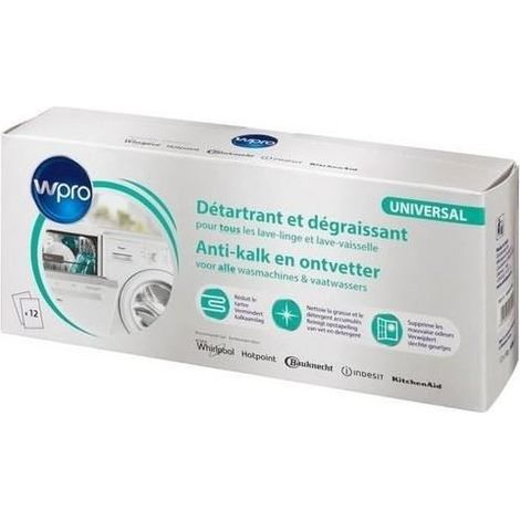 Disincrostante/sgrassante 12 sacchetti - Lavatrice - WPRO - 2950043662894887524