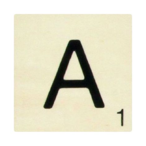 Lettre déco en bois - A - 10 x 10 cm - Marron - Bois massif - Artisanal (1/2)