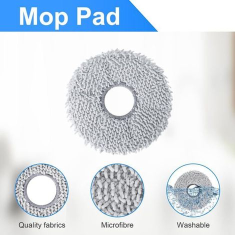 Kit 18 Accessoires Robot Aspirateur - Compatible Deebot T30C Omni - Brosse Filtre Sac MASQUE - MOUFLE - CHAUSSONS CH (1/5)