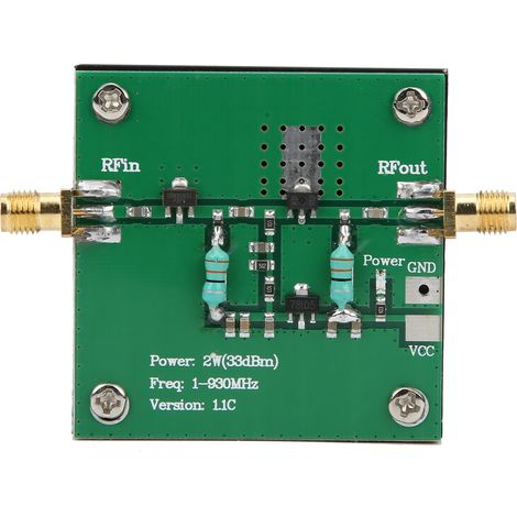 12V DC HF-Breitbandverstärkermodul, Arbeitsfrequenzbereich 1-930MHz (1/5)