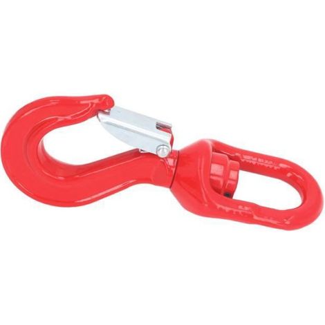 crochet pivotant de 2 tonnes Crochet pivotant, support de de 2 tonnes, crochet de levage pivotant en manutention elingue (1/4)