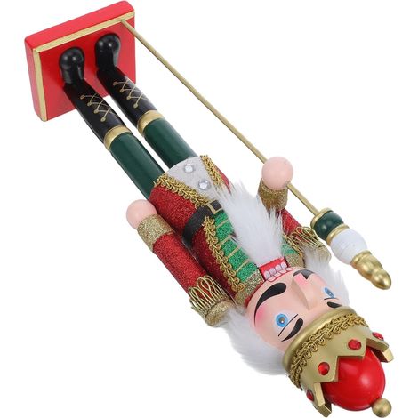 Casse-Noisette Bois Soldat Figurine Traditionnelle Décoration de Noël Ornement de Table pour Chambre Garçon Fille (1/5)