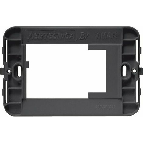 AERTECNICA - SUPPORTO ADATTATORE PER PLACCA VIMAR RONDO GRIGIO CHIARO NA674