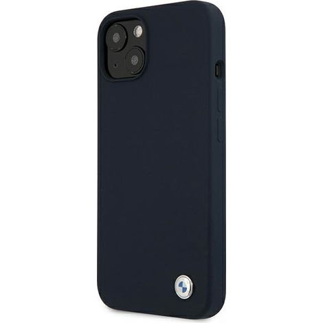 BMW BMHCP13SSILNA iPhone 13 mini 5.4" funda rígida azul marino de silicona Signature (1/5)