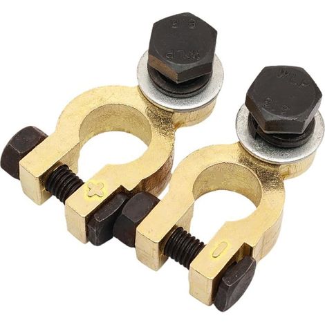Borne de batterie Accessoires pour véhicules automobiles en cuivre à haute conductivité,Bornes de batterie de type Top Post,pour bateau, camion, voiture, camping-car, fourgon, utilitaire (1/5)