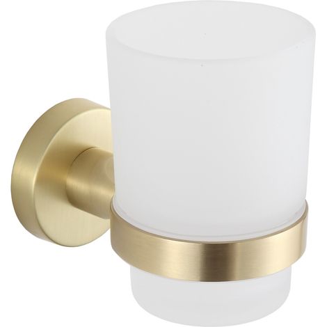 Mexen Remo soporte para cepillo de dientes, oro cepillado - 7050738-55 (1/2)