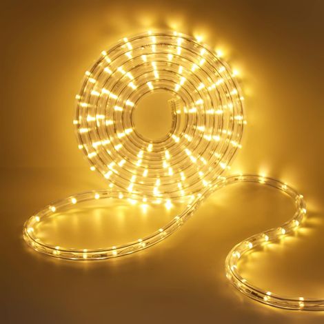 LED Lichterschlauch Außen, 36leds/m Wasserfest LED Schlauch Lichterkette Licht Leiste für Garten,Party,Weihnachten,Zaun,Dach,Dekoration Beleuchtung (Warmweiß, 3M) (1/5)