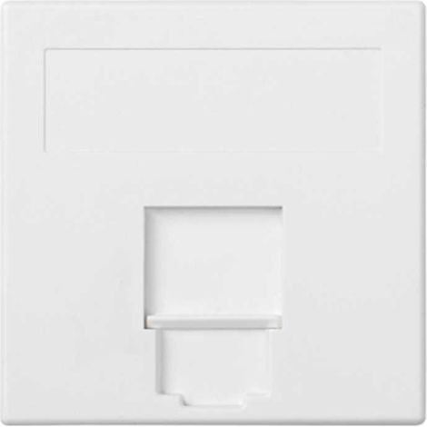 Sprach- und Datenplatte flach cg 1c Ampere / br / sy / kr / weiß sein SIMON 50000085-030