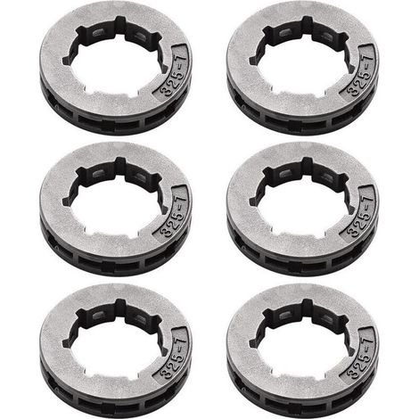6 PièCes Jante D'EntraîNement de Pignon (325 Pouces) 19MM Petite Cannelure 7T pour 501 45 74-02, 501457402, pour TronçOnneuse 11892- (1/4)
